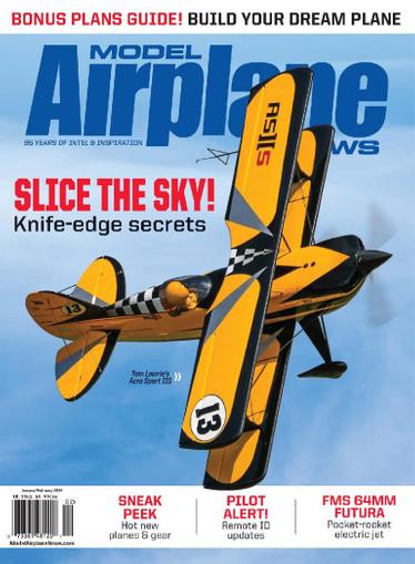 Model Airplane News Magazine January 1st, 2024 Issue Cover