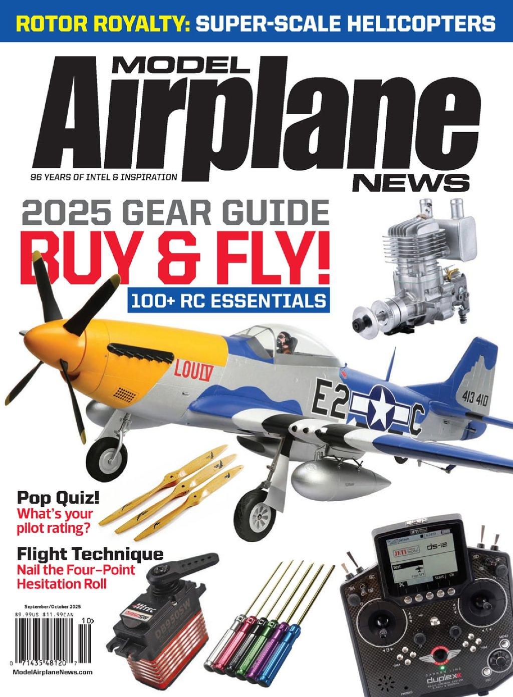 Model Airplane News Magazine September 1st, 2025 Issue Cover