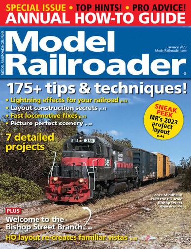 Model Railroader Magazine January 1st, 2023 Issue Cover