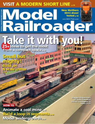 Model Railroader Magazine June 1st, 2023 Issue Cover