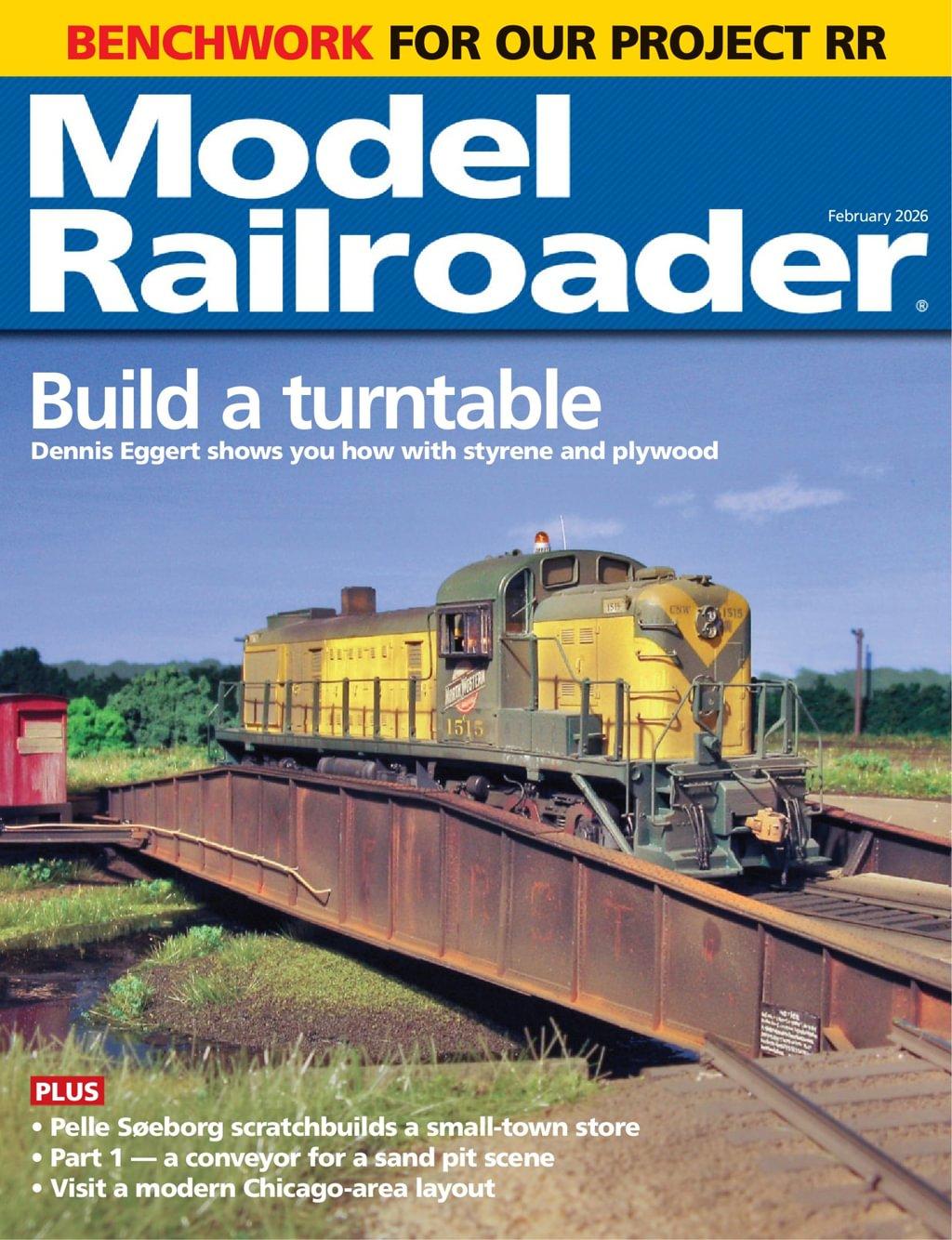 Model Railroader Magazine Subscription                    February 1st, 2026 Issue