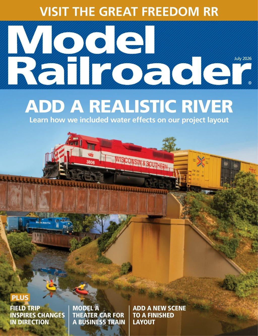 Model Railroader Magazine Subscription                    July 1st, 2026 Issue