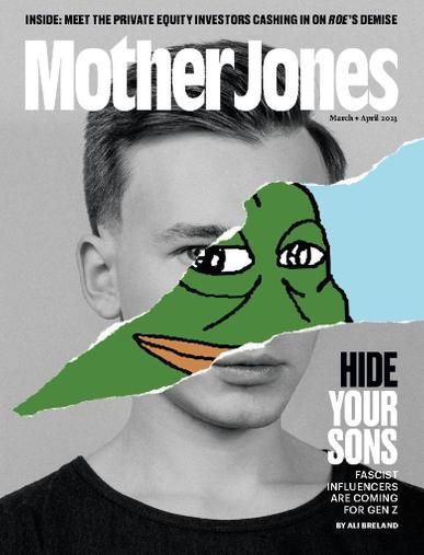 Mother Jones Magazine March 1st, 2023 Issue Cover