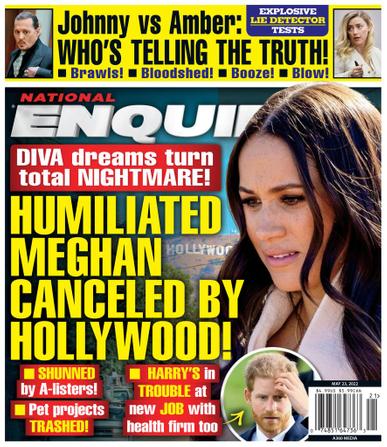 National Enquirer Magazine May 23rd, 2022 Issue Cover