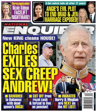 National Enquirer Magazine October 3rd, 2022 Issue Cover