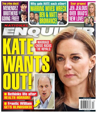 National Enquirer Magazine March 25th, 2024 Issue Cover