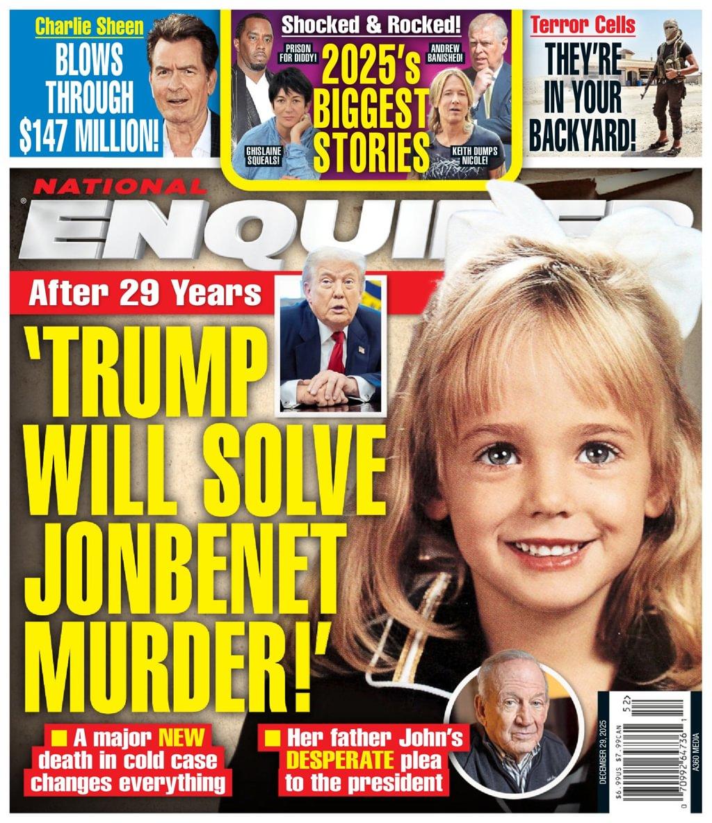 National Enquirer Magazine Subscription                    December 29th, 2025 Issue