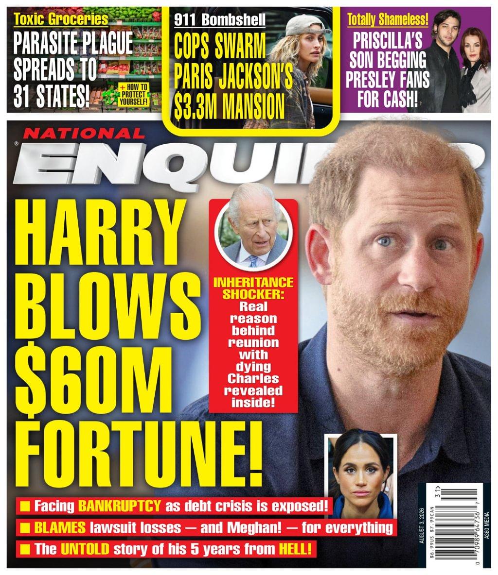 National Enquirer Magazine August 3rd, 2026 Issue Cover