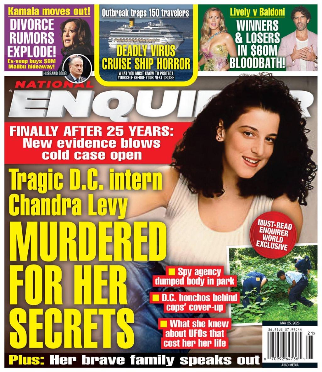 National Enquirer Magazine May 25th, 2026 Issue Cover