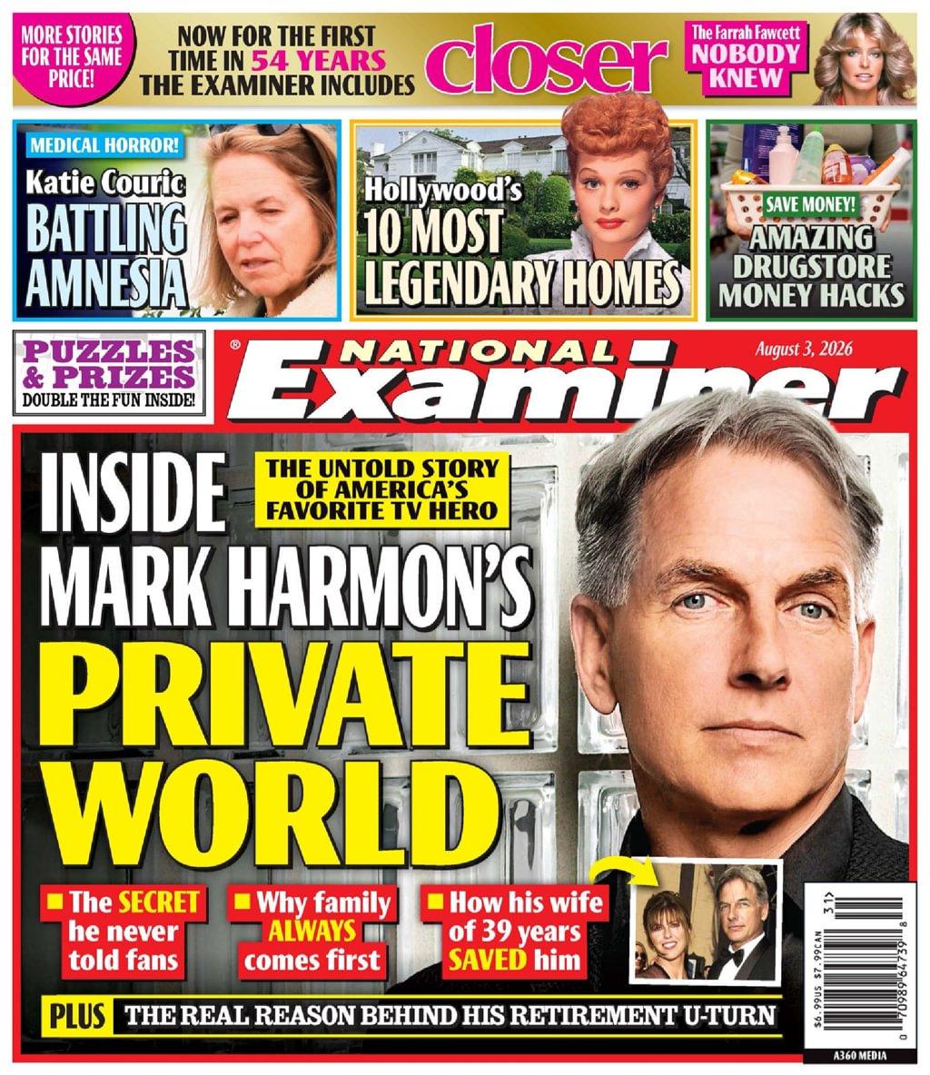 National Examiner Magazine August 3rd, 2026 Issue Cover