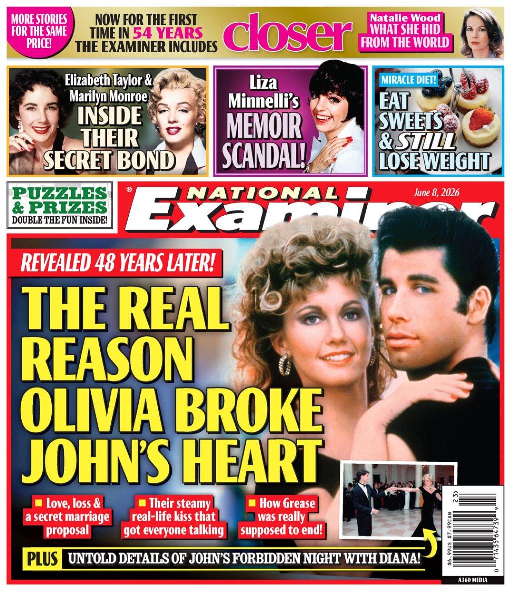 National Examiner Magazine Subscription                    June 8th, 2026 Issue