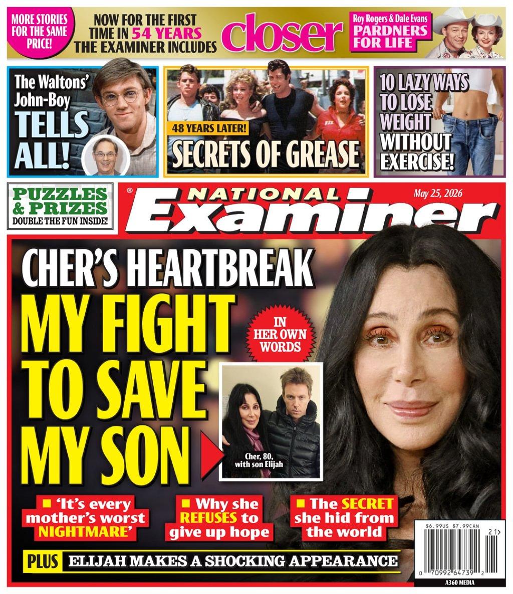 National Examiner Magazine May 25th, 2026 Issue Cover