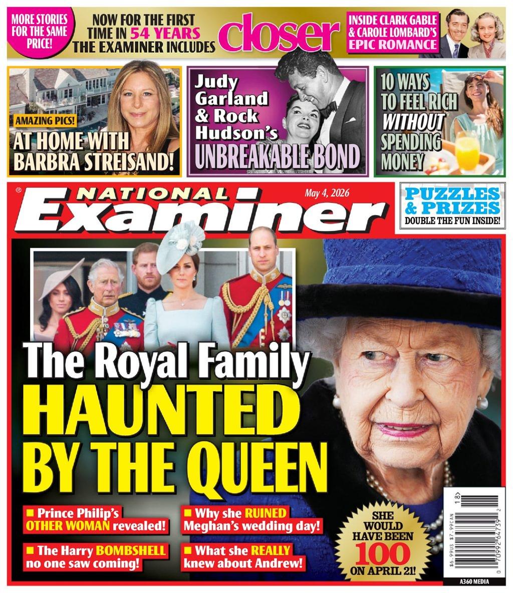 National Examiner Magazine Subscription                    May 4th, 2026 Issue