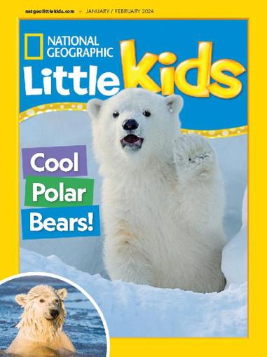 National Geographic Little Kids Magazine January 1st, 2024 Issue Cover