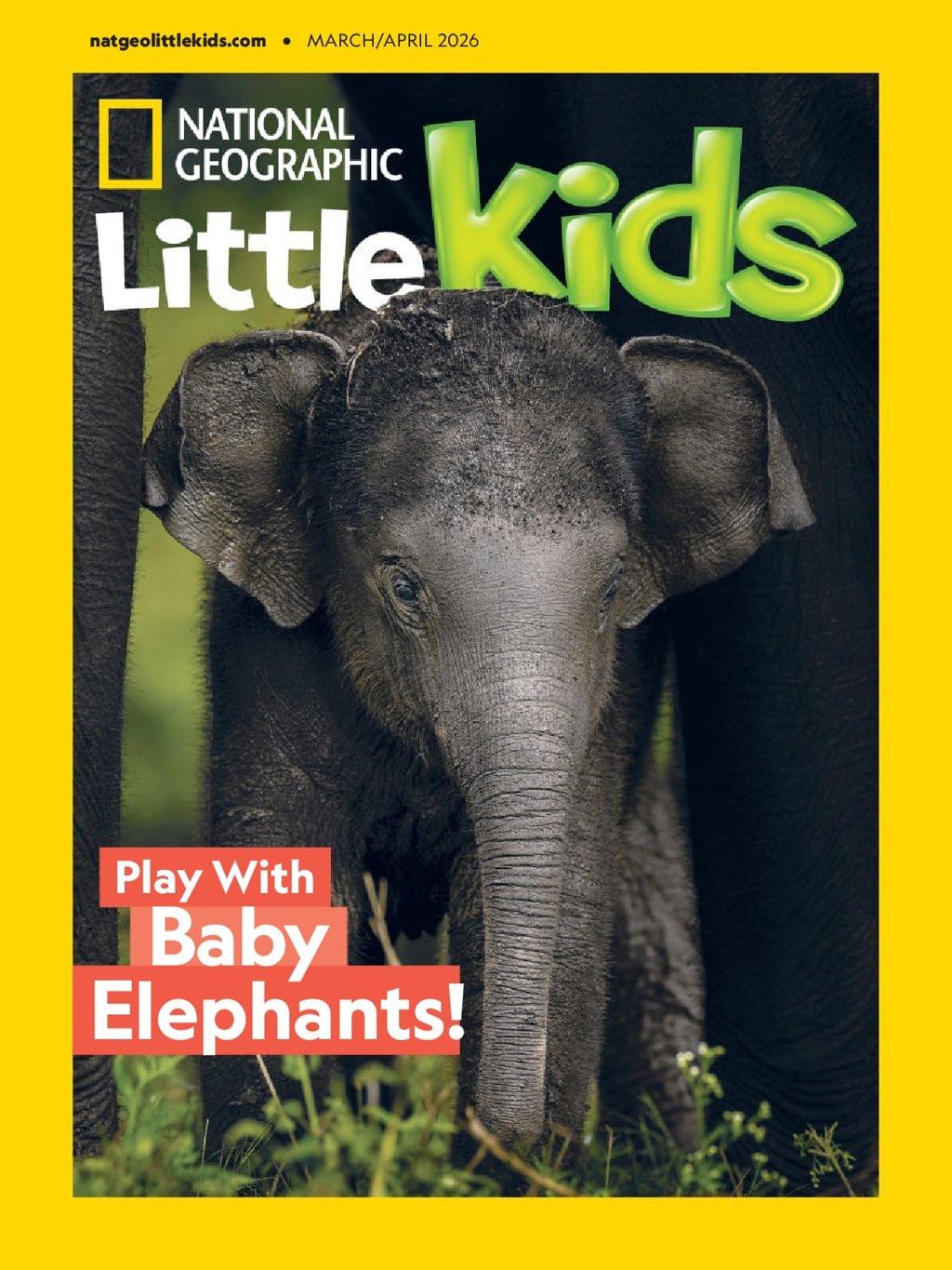 National Geographic Little Kids Magazine March 1st, 2026 Issue Cover