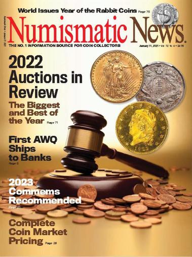 Numismatic News Magazine January 31st, 2023 Issue Cover