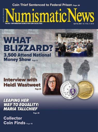 Numismatic News Magazine April 16th, 2024 Issue Cover