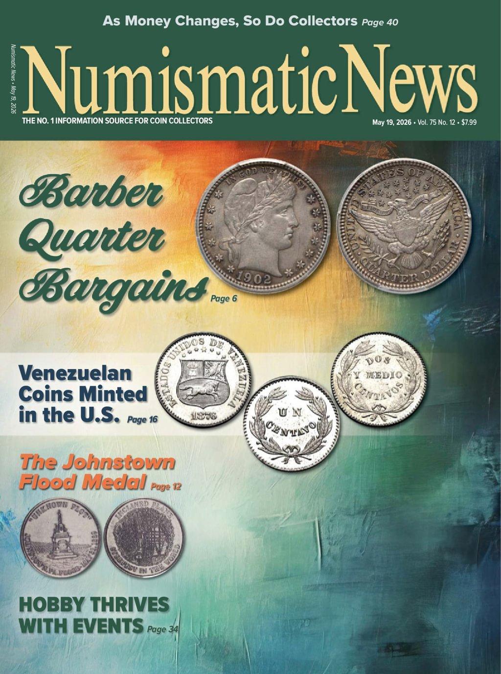 Numismatic News Magazine May 19th, 2026 Issue Cover