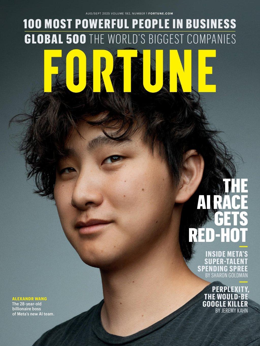 Fortune Magazine August 1st, 2025 Issue Cover