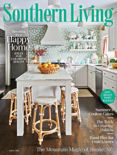 Southern Living Magazine August 1st, 2023 Issue Cover