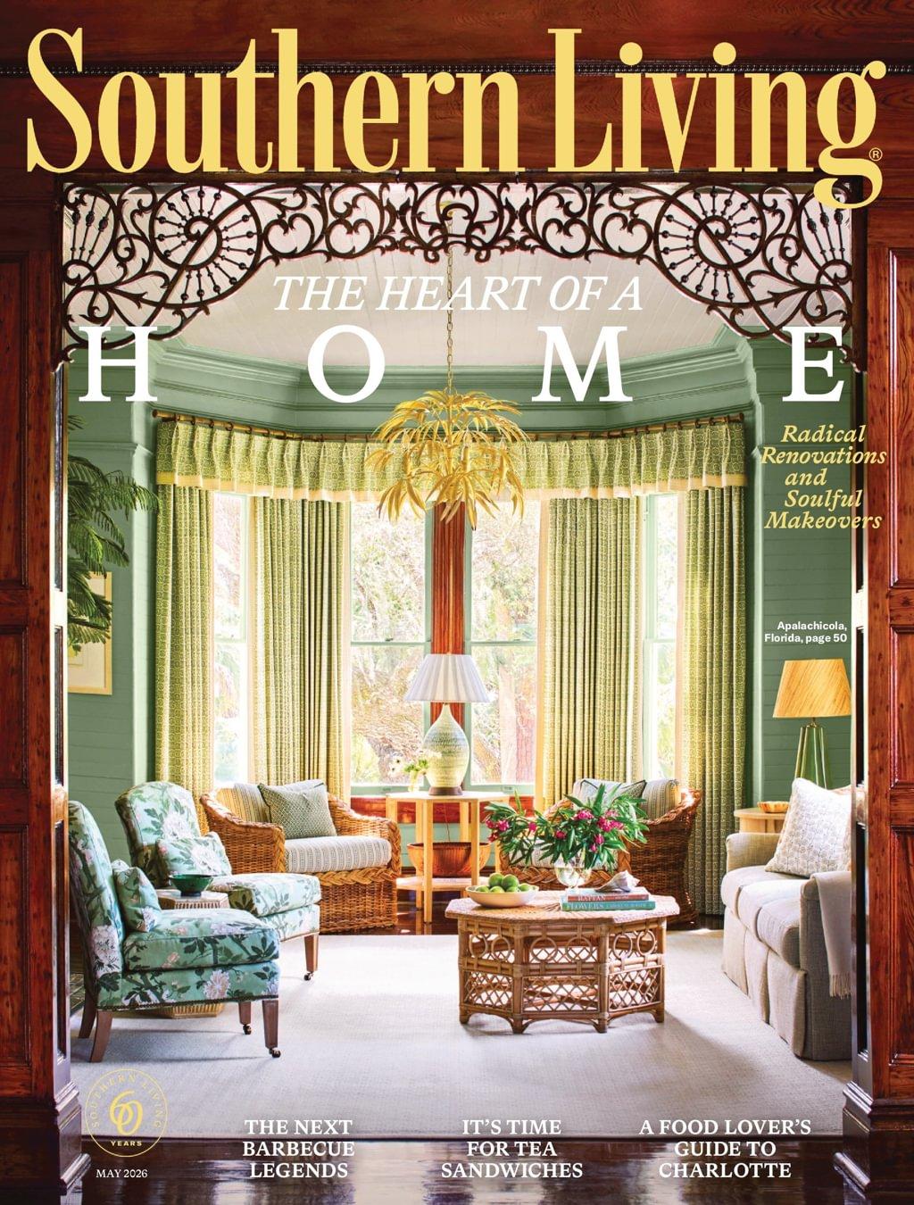 Southern Living Magazine May 1st, 2026 Issue Cover