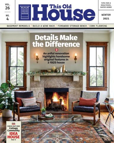This Old House Magazine November 1st, 2021 Issue Cover