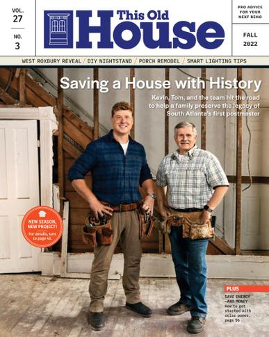 This Old House Magazine August 1st, 2022 Issue Cover
