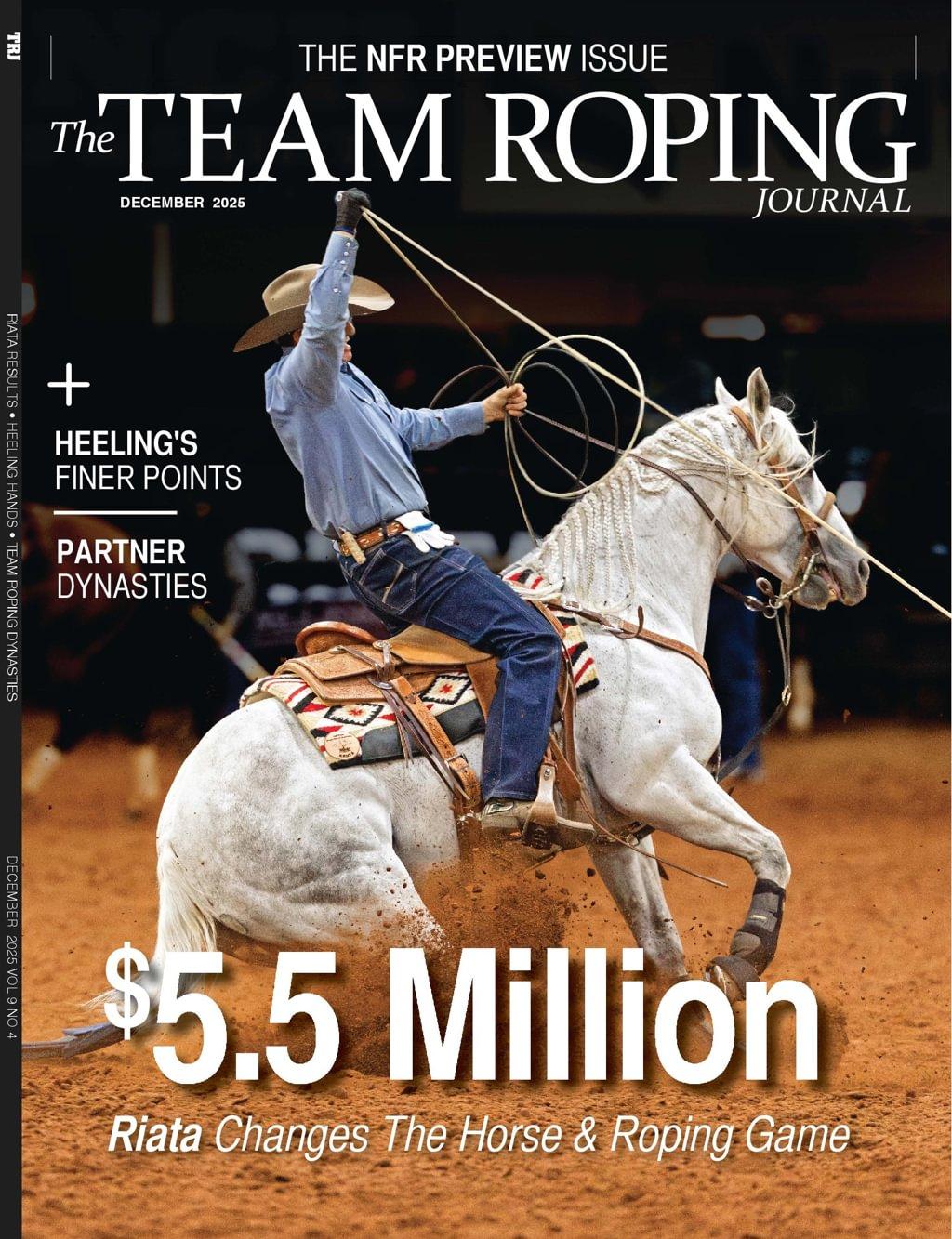 Spin To Win Rodeo Magazine December 1st, 2025 Issue Cover