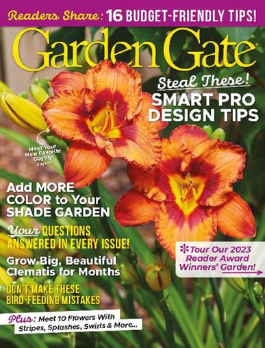 Garden Gate Magazine November 1st, 2023 Issue Cover