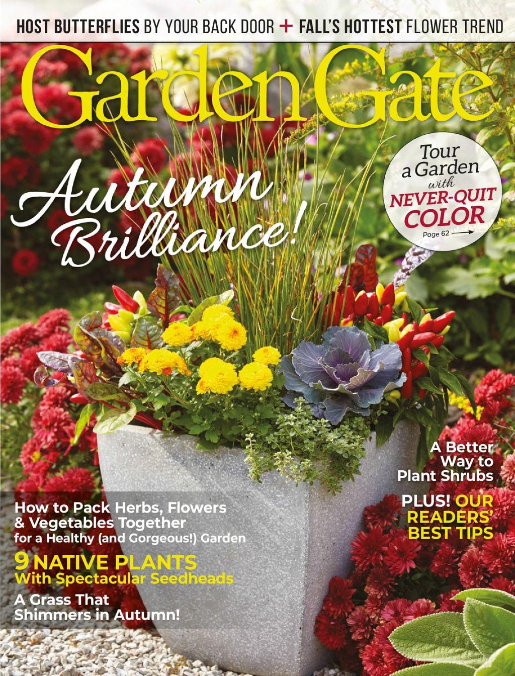 Garden Gate Magazine August 1st, 2025 Issue Cover