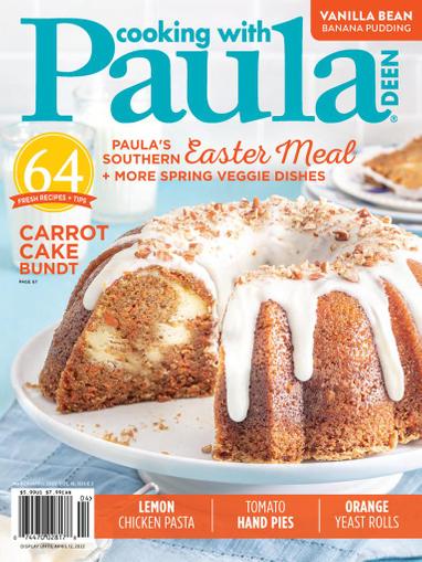 Cooking With Paula Deen Magazine March 1st, 2022 Issue Cover