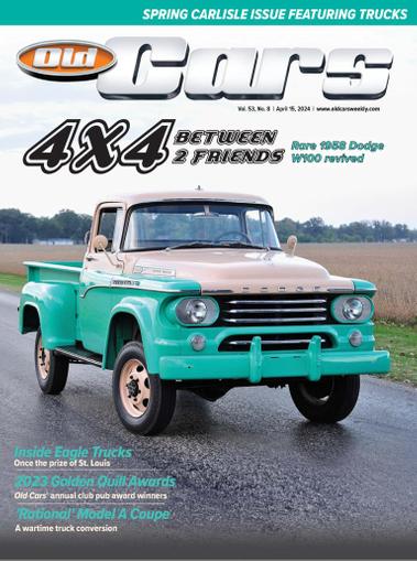Old Cars Weekly Magazine April 15th, 2024 Issue Cover