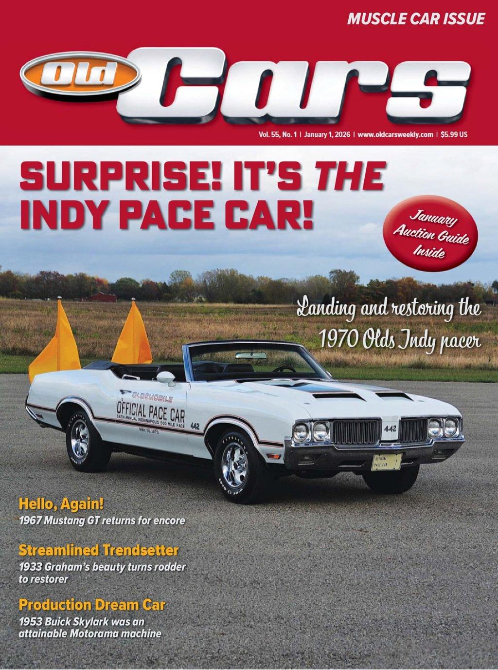 Old Cars Weekly Magazine Subscription                    January 1st, 2026 Issue