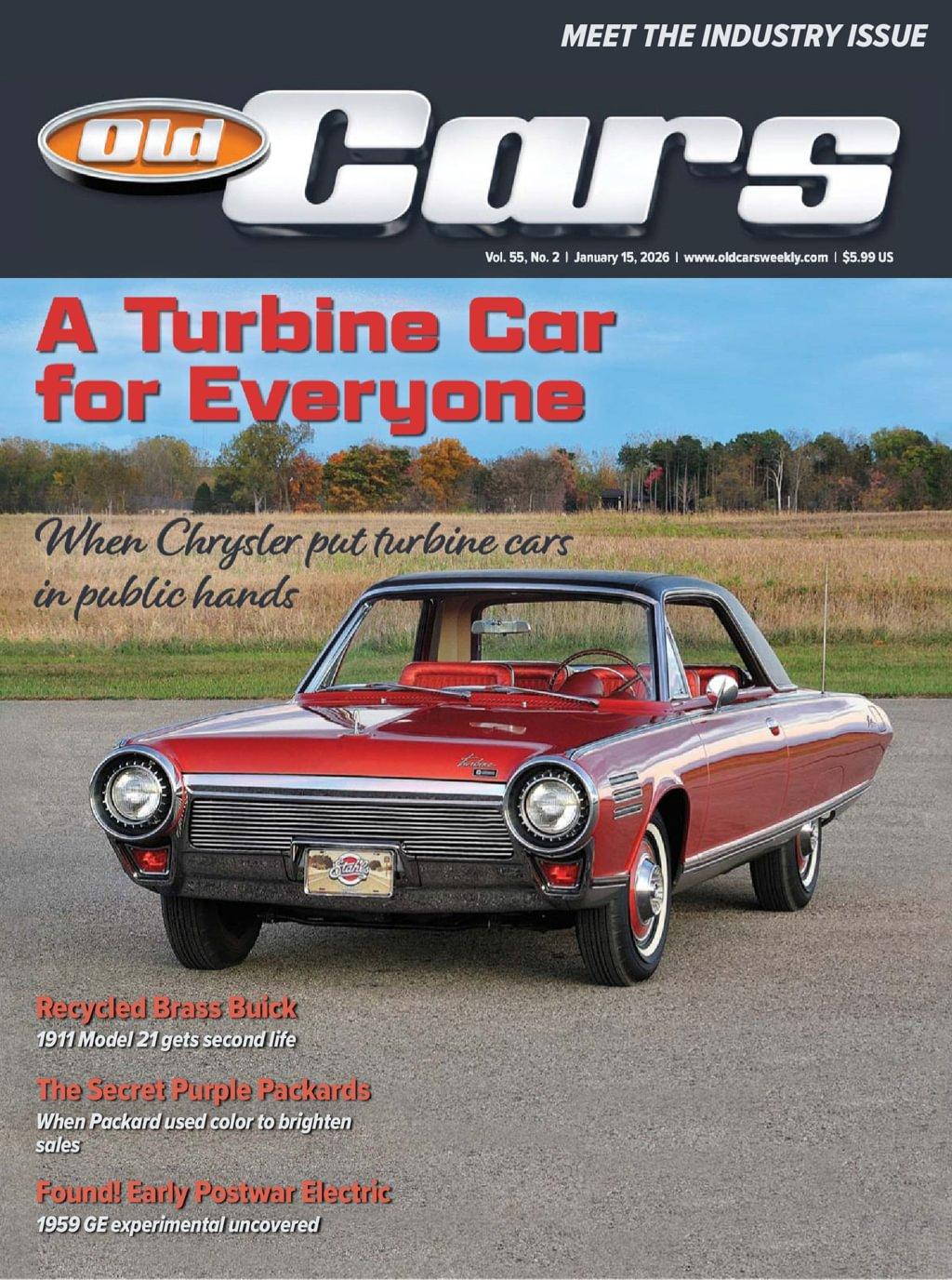 Old Cars Weekly Magazine Subscription                    January 15th, 2026 Issue