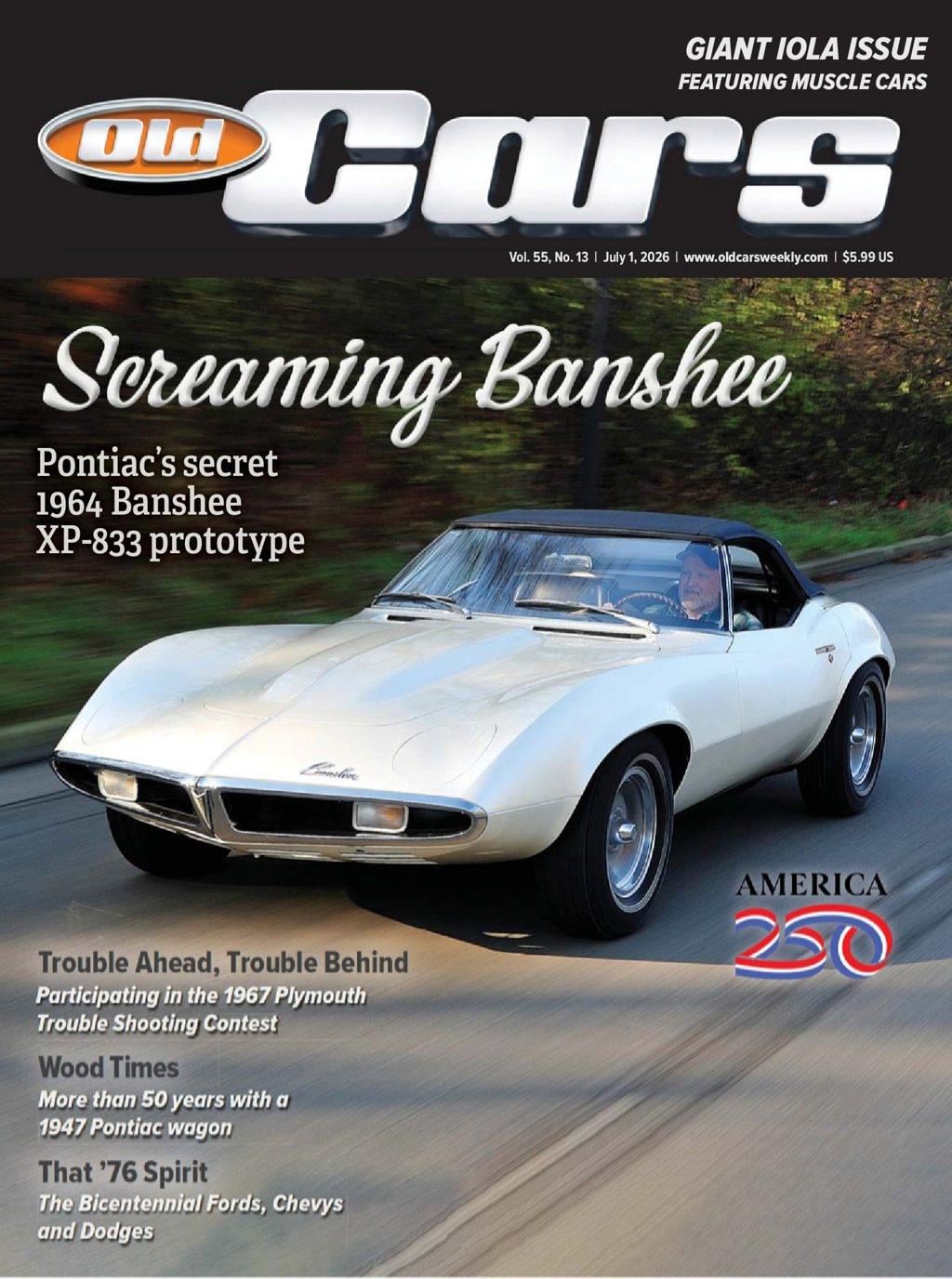 Old Cars Weekly Magazine Subscription                    July 1st, 2026 Issue