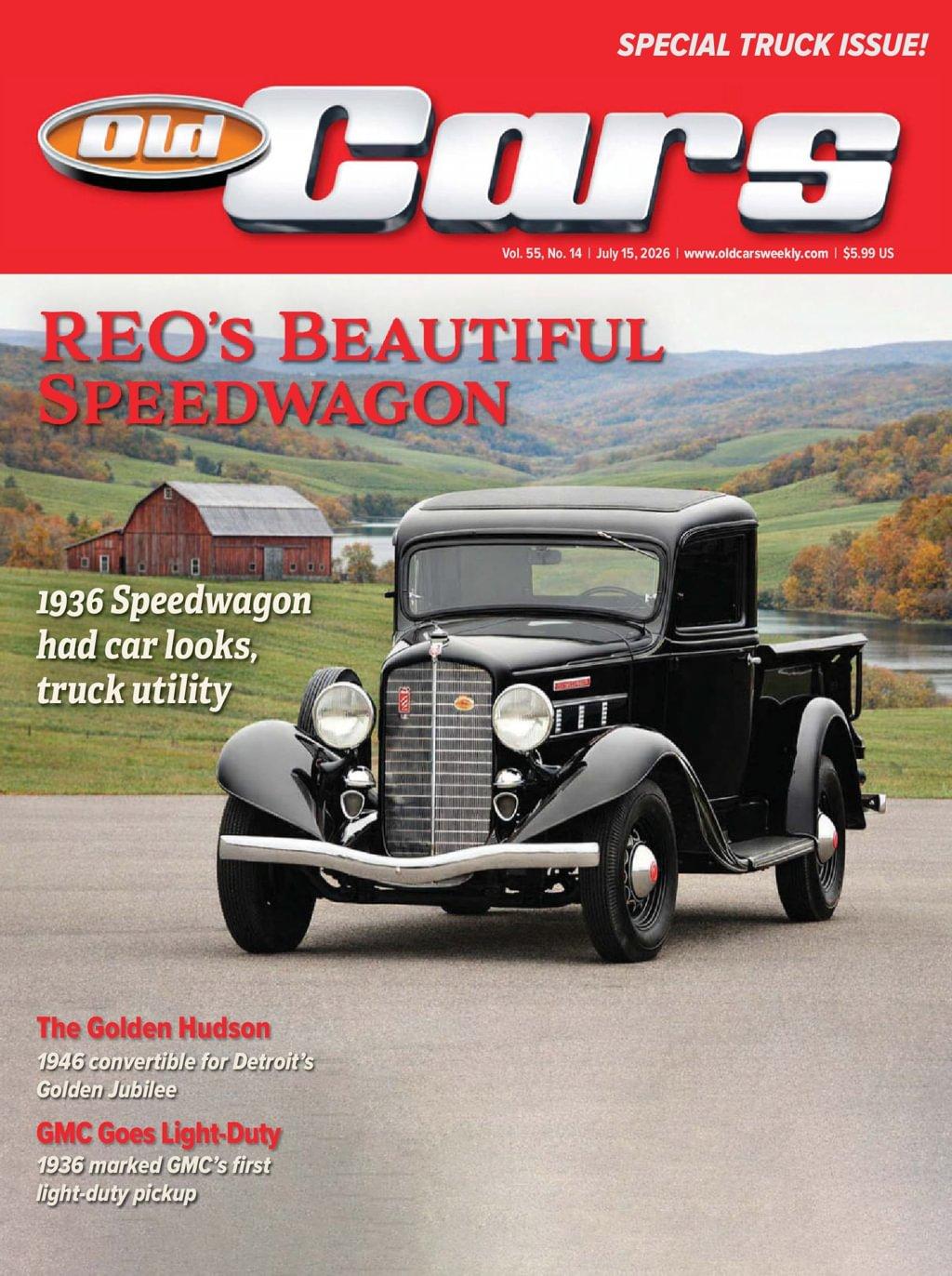 Old Cars Weekly Magazine July 15th, 2026 Issue Cover