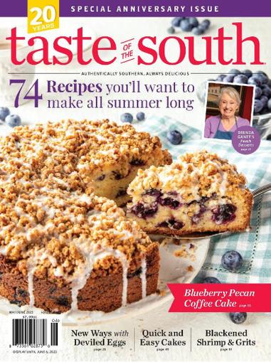 Taste Of The South Magazine May 1st, 2023 Issue Cover
