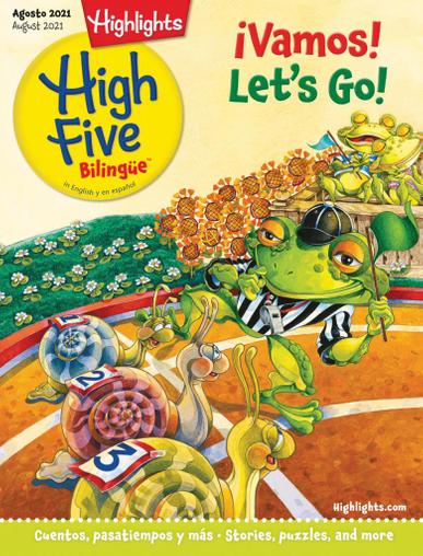 Highlights High Five Bilingue Magazine August 1st, 2021 Issue Cover