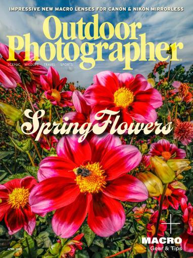 Outdoor Photographer Magazine April 1st, 2022 Issue Cover