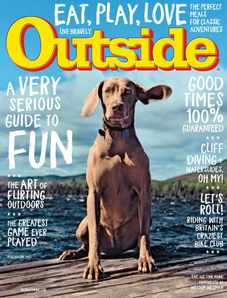 Outside
