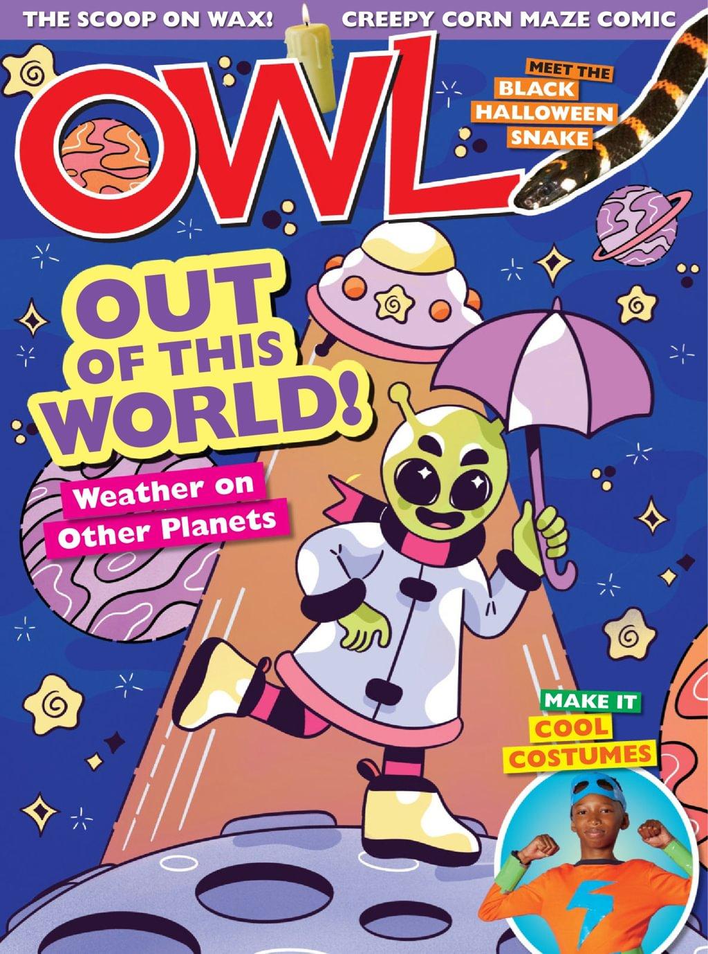 Owl Magazine October 1st, 2025 Issue Cover