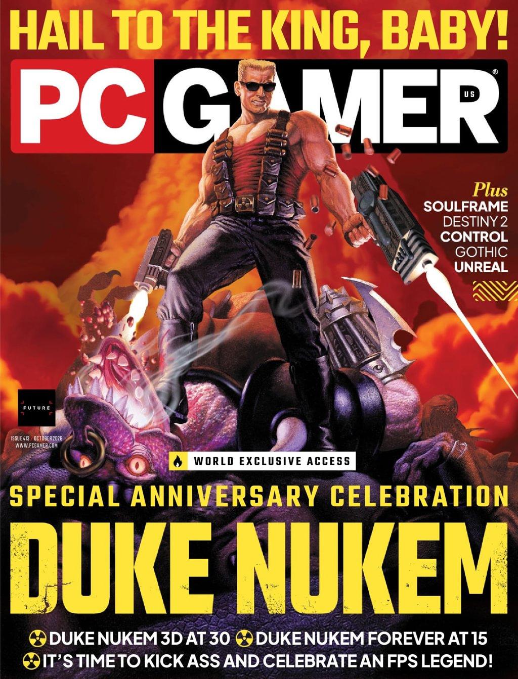 PC Gamer Magazine October 1st, 2026 Issue Cover