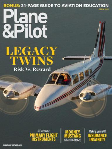 Plane & Pilot Magazine April 1st, 2022 Issue Cover