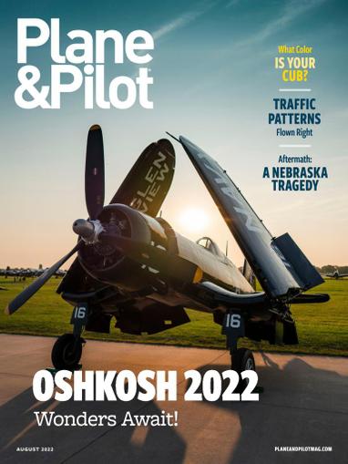 Plane & Pilot Magazine August 1st, 2022 Issue Cover