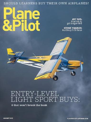Plane & Pilot Magazine August 1st, 2023 Issue Cover
