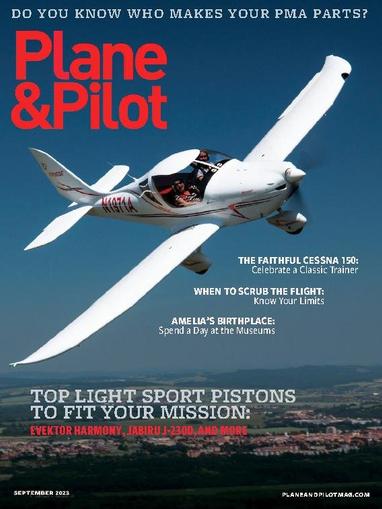 Plane & Pilot Magazine September 1st, 2023 Issue Cover