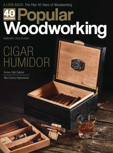 Popular Woodworking Magazine January 1st, 2022 Issue Cover