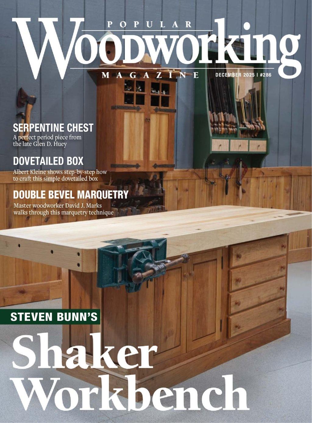 Popular Woodworking Magazine November 1st, 2025 Issue Cover