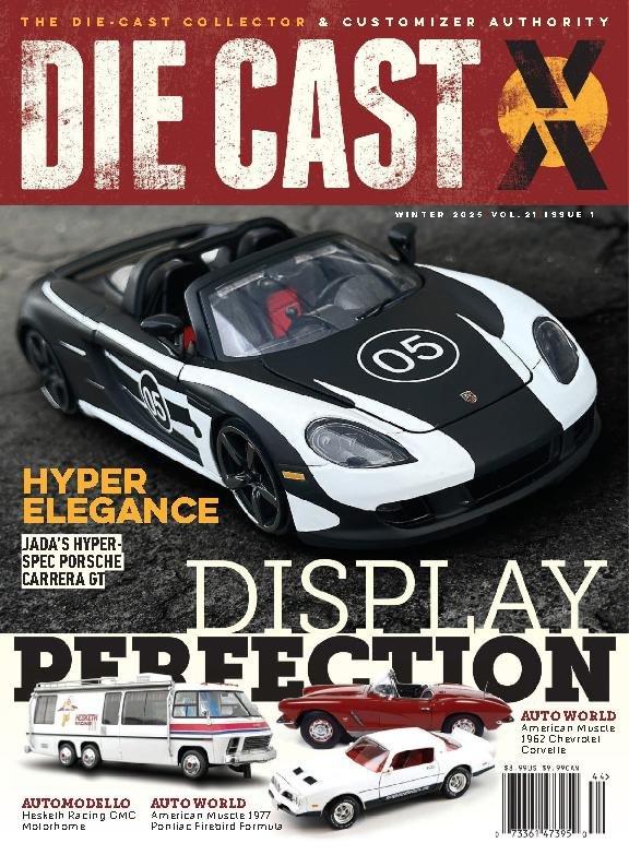 Die Cast X Magazine January 1st, 2025 Issue Cover