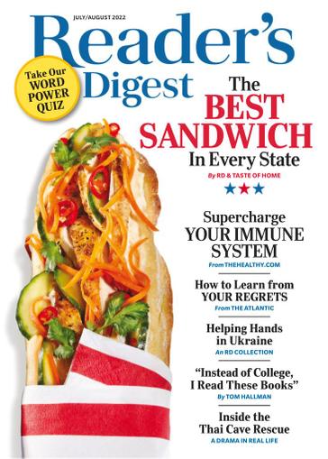 Reader's Digest Magazine July 1st, 2022 Issue Cover